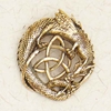 Bronze Celtic Dragon Pendant by Courtney Davis  