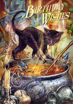 CAULDRON CAPERS Birthday Card by Briar 