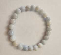 CELESTITE For Angelic Communication and Stress Reduction, 8mm Beaded Crystal Stone Bracelet CELESTITE For Angelic Communication and Stress Reduction, 8mm Beaded Crystal Stone Bracelet