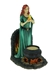 Celtic Brigid Goddess Of Hearth & Home Standing Holding Sacred Flame Statue - WU77090AA