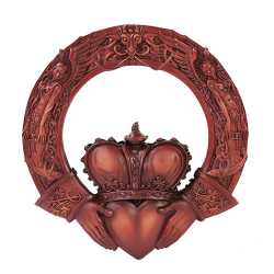  Celtic Claddagh Plaque Plaque by Maxine Miller   Celtic Claddagh Plaque Plaque by Maxine Miller  