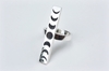 Bold Incredible Sterling Silver Moon Phase Ring  