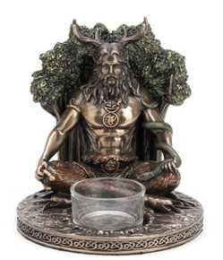 Celtic God Cernnunnos Tea Light Holder Celtic God Cernnunnos Tea Light Holder