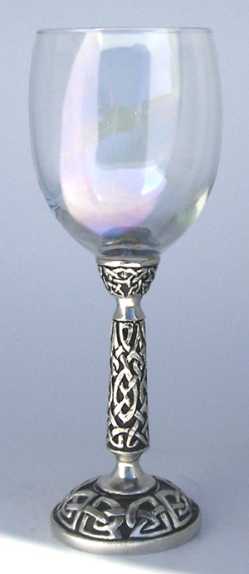 Celtic Pewter Wine Glass Celtic Pewter Wine Glass