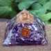Charoite Orgonite Copper Spiral Pyramid  - CPO