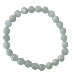 Child's Aquamarine Beaded Bracelet  Child's Aquamarine Beaded Bracelet 