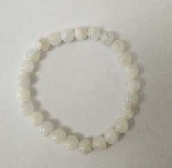 Child's Rainbow Moonstone Beaded Bracelet Child's Faceted Amethyst Beaded Bracelet