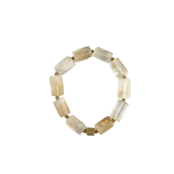 Citrine Stretch Beaded Gemstone Bracelet  Citrine Stretch Beaded Gemstone Bracelet 