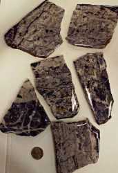 Colorado Fluorite Polished Pieces 