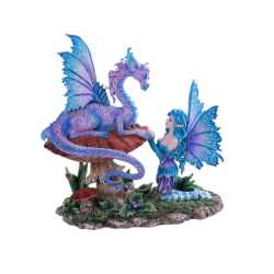 Companion Dragon Fairy Statue by Amy Brown    Companion Dragon Fairy Statue by Amy Brown   