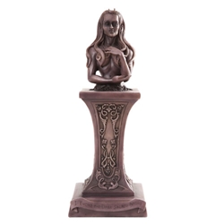 #1 Crescent Crowned Moon Goddess Altar Statue by Maxine Miller 