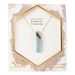 Crystal Point Necklace Amazonite Stone of Courage - SCAZN