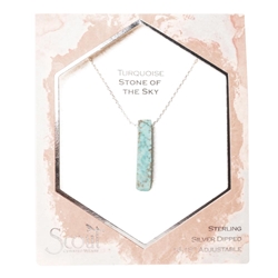 Crystal Point Necklace Turquoise The Stone of the Sky Crystal Point Necklace Aqua Turquoise The Stone of the Sky