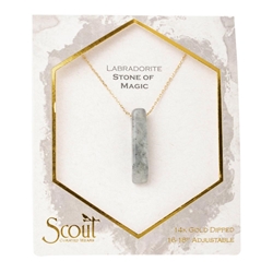 Crystal Point Necklace Labradorite The Stone of Magic Crystal Point Necklace Labradorite The Stone of Magic