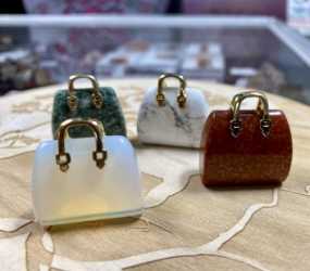 Crystal Purse Pendant  