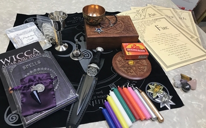 Deluxe Wiccan Altar Set, Perfect for Beginners! Deluxe Wiccan Altar Set, Perfect for Beginners!