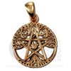 Dryad Designs Copper Small Cut Out Tree Pentacle Pendant 