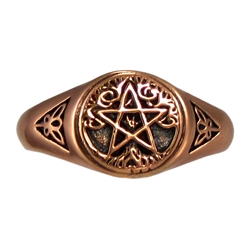 Dryad Designs Copper Tree Pentacle Ring 