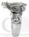 Dryad Designs Sterling Silver Crescent Raven Pentacle Ring - TRI226