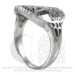 Dryad Designs Sterling Silver Cut Tree Pentacle Ring - TRI0061