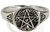 Dryad Designs Sterling Silver Small Tree Pentacle Ring 