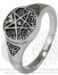 Dryad Designs Sterling Silver Small Tree Pentacle Ring - TR3496