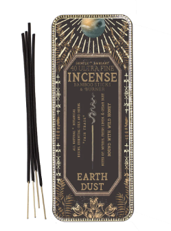 Earth Dust Beautiful Tinned Incense by Papaya  Beautiful Bohemian Tinned Incense by Papaya