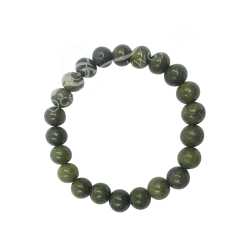 Epidote Beaded Bracelet  8MM Epidote Beaded Bracelet 