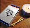 Eves Heart Stainless Steel Match Cover  