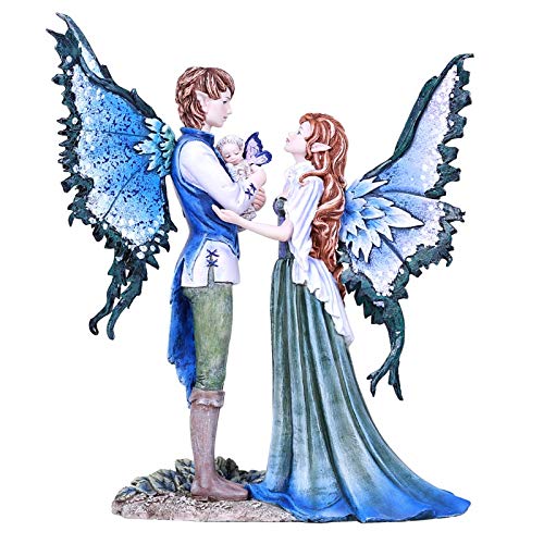 Fairy Couple with Baby Family Statue by Amy Brown    Fairy Couple with Baby Family Statue by Amy Brown 