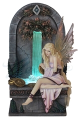 Fairy Wishing Well Statue by Selina Fenech  