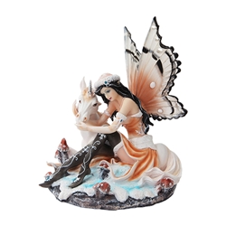 Fairy and Unicorn Statue 
