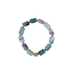 Fluorite Beaded Gemstone Bracelet Fluorite Beaded Gemstone Bracelet