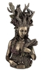 Gaia - Greek Primordial Goddess Of Earth Statue Bronze Finish 
