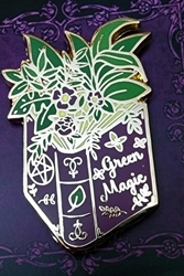 Green Magic Spell Book - Enamel Pin Green Magic Spell Book - Enamel Pin