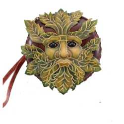 Green Man Wristlet leather coin purse wallet Green Man Wristlet leather coin purse wallet