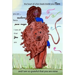 Heart of A Lion Card for Your Mother 