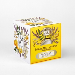 Honey Lavender Organic Herbal Tea - 24 tea bags in Tin 