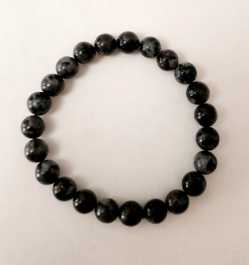 INDIGO GABBRO (Mystic Merlinite) for magic and mystery! 8mm Beaded Crystal Stone Bracelet   INDIGO GABBRO (Mystic Merlinite) for magic and mystery! 8mm Beaded Crystal Stone Bracelet  