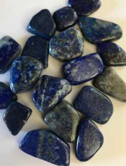 Lapis Lazuli, Tumbled and Polished  1/2" - 1" Lapis Lazuli, Tumbled and Polished  1/2" - 1"