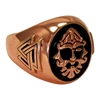 Large Copper Odin Valknut Ring By Dryad Designs 