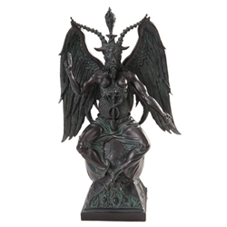 Large Resin Baphomet Statue by Maxine Miller 