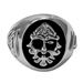 Large Silver Odin Valknut Ring By Dryad Designs - TRI1334