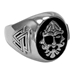Large Silver Odin Valknut Ring By Dryad Designs - TRI1334