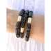 Larvikite Semi Precious Stretch Gemstone Bracelet - CALV