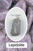 Lepidolite  Wire Wrapped Pendant 