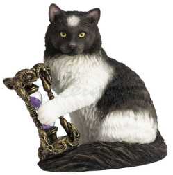 Lisa Parker Magical Cat TIME'S (Times) UP Statue 
