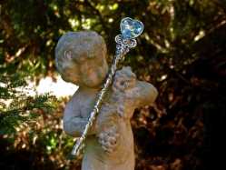 Love Spells Wand with Austrian Crystal - Large 