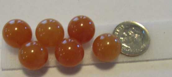 Lovely Tiny 10mm Orange Aventurine Sphere   