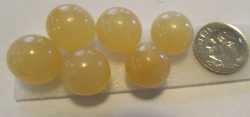 Lovely Tiny 10mm Yellow Jasper Sphere    